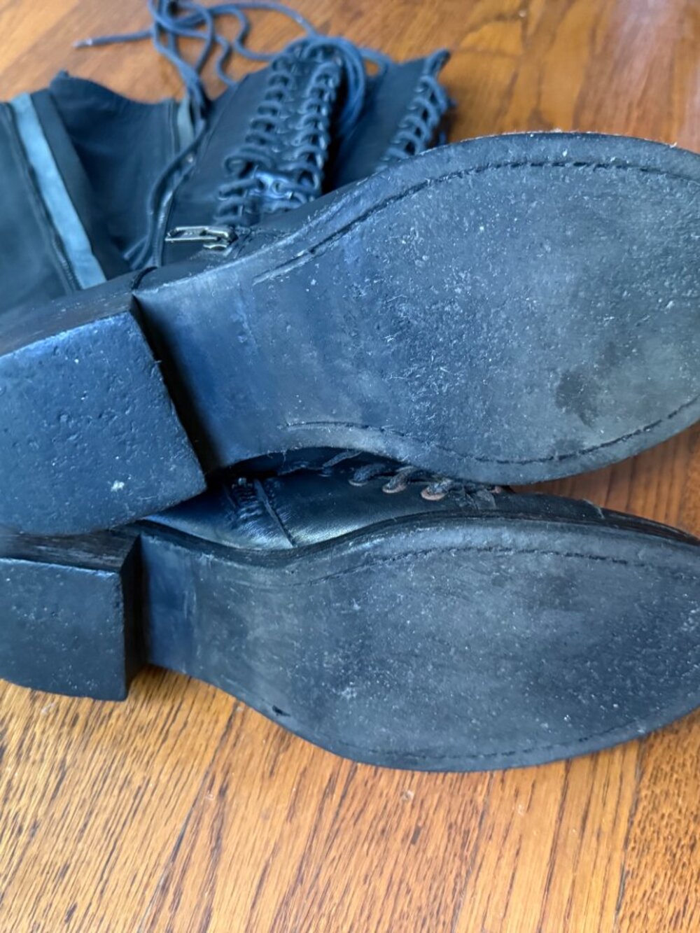 Ann Demeulemeester Triple Lace Boots FY08 - Picture 14 of 16